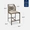 Best Choice Products Set of 2 Indoor Outdoor Counter Height Barstools w/ All-Weather Rope & Aluminum